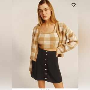 Reformation Vincente Skirt NWT. Sexy very 90’s Clueless. Gotta love an a-line